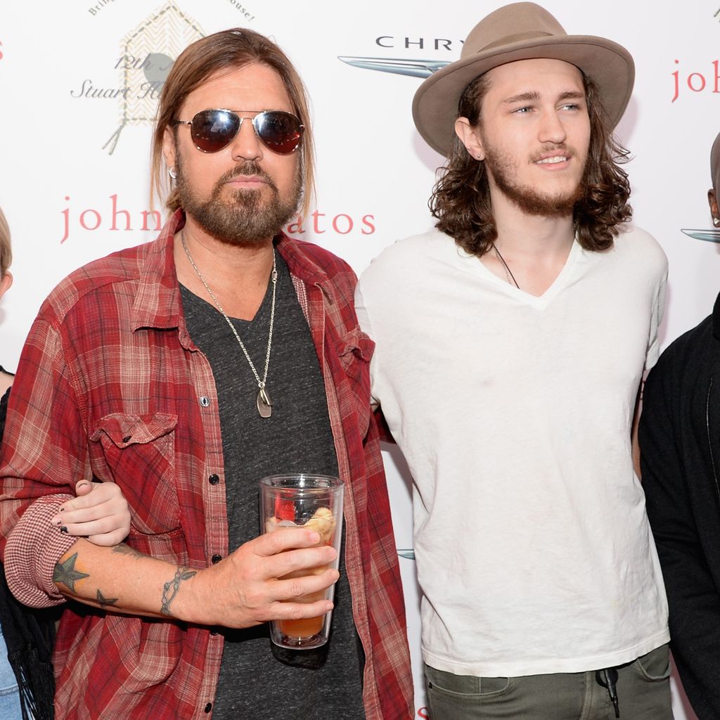Billy Ray und Braison Cyrus im April 2015