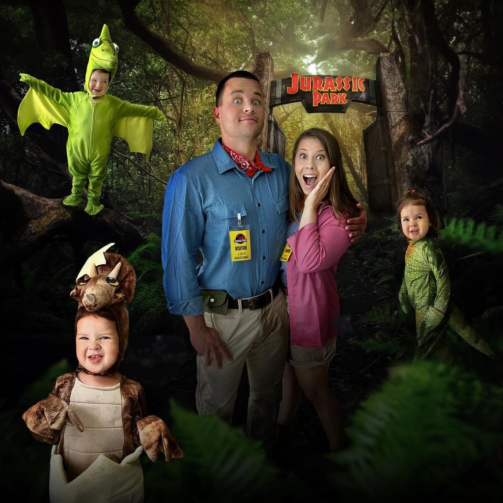 Bindi Irwin mit Mann und Tochter an Halloween 2023