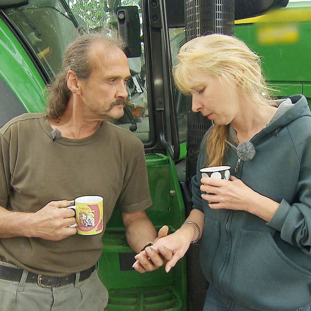 Gottfried und Martina bei "Bauer sucht Frau" 2014