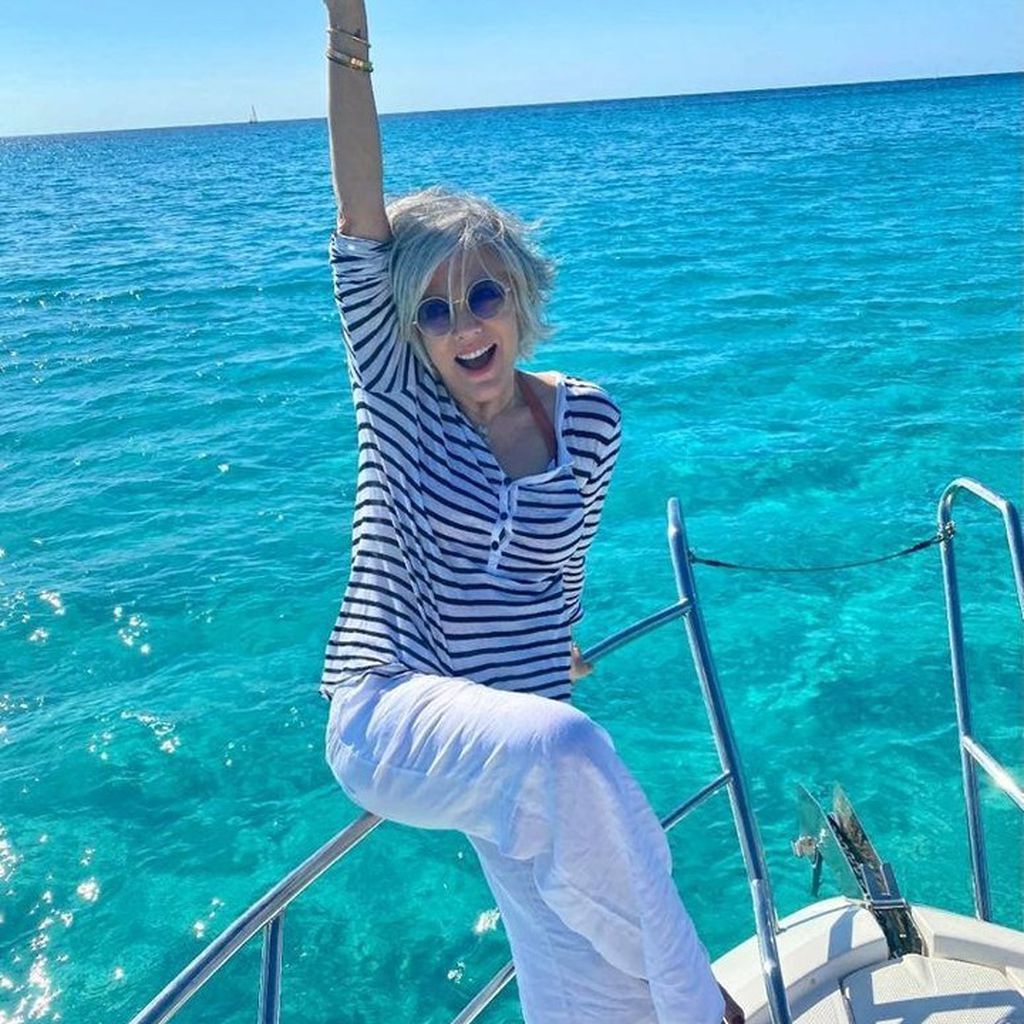 Birgit Schrowange auf Mallorca