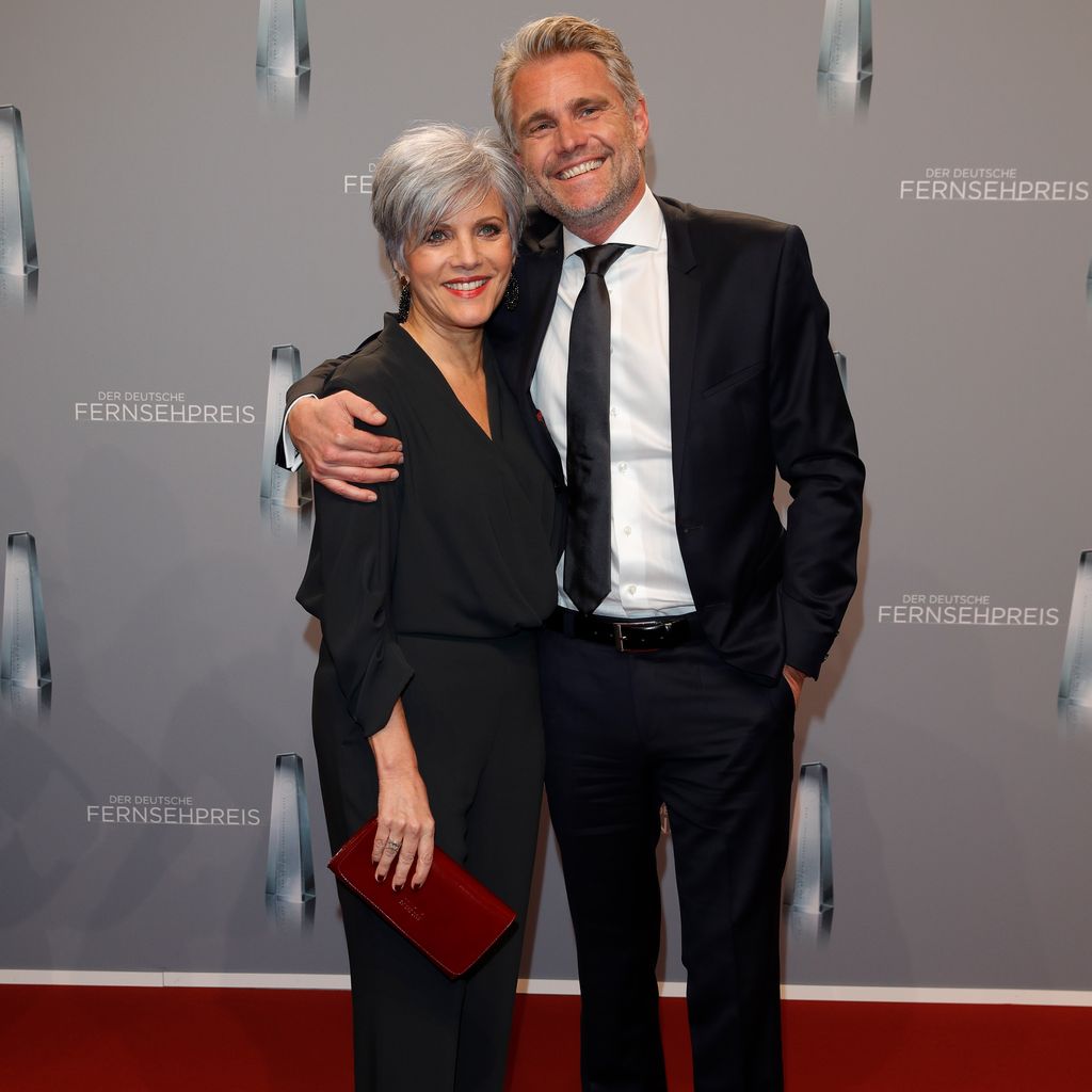 Birgit Schrowange mit ihrem Verlobten Frank Spothelfer