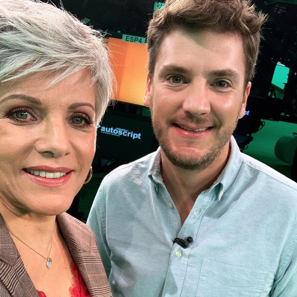 Birgit Schrowange und Bauernreporter Ralf Herrmann