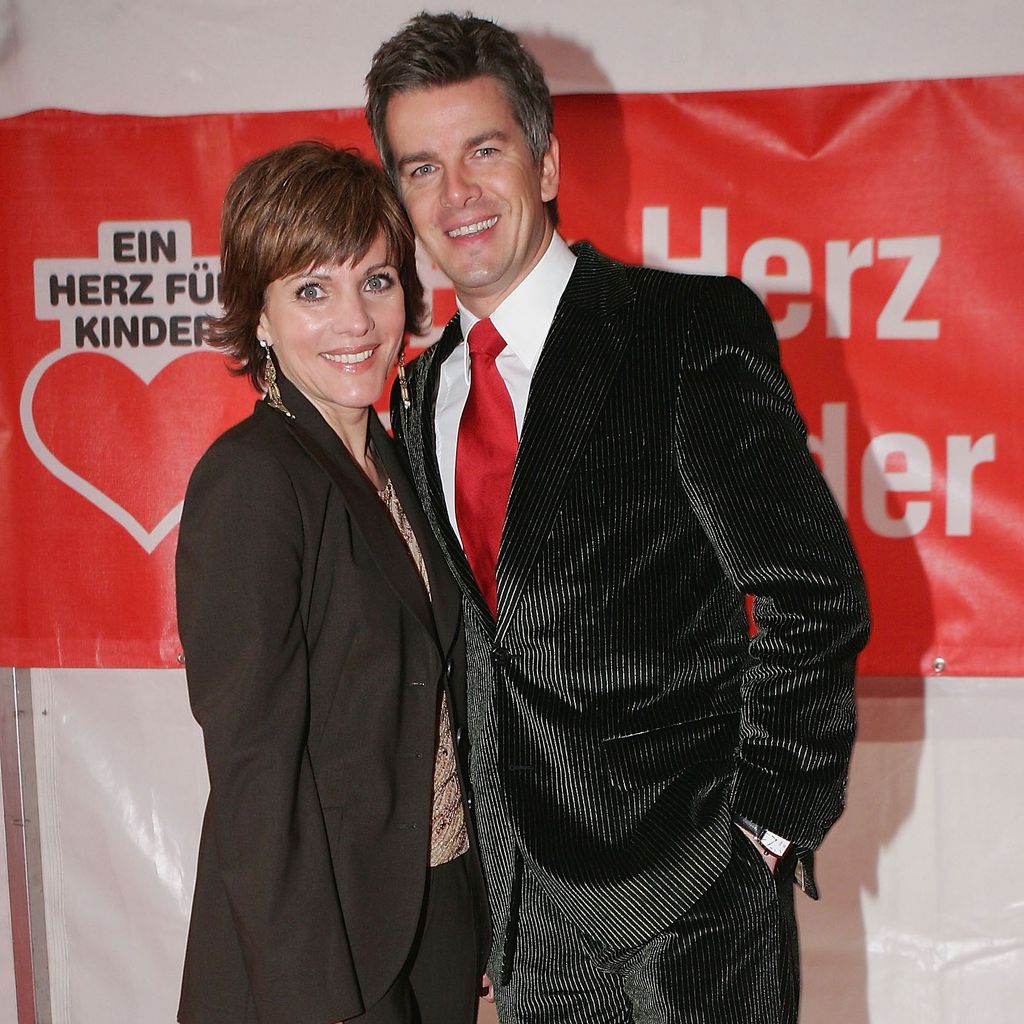 Birgit Schrowange und Markus Lanz im Dezember 2004 in Berlin