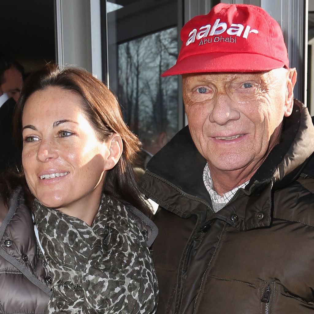 Birgit und Niki Lauda im Januar 2013