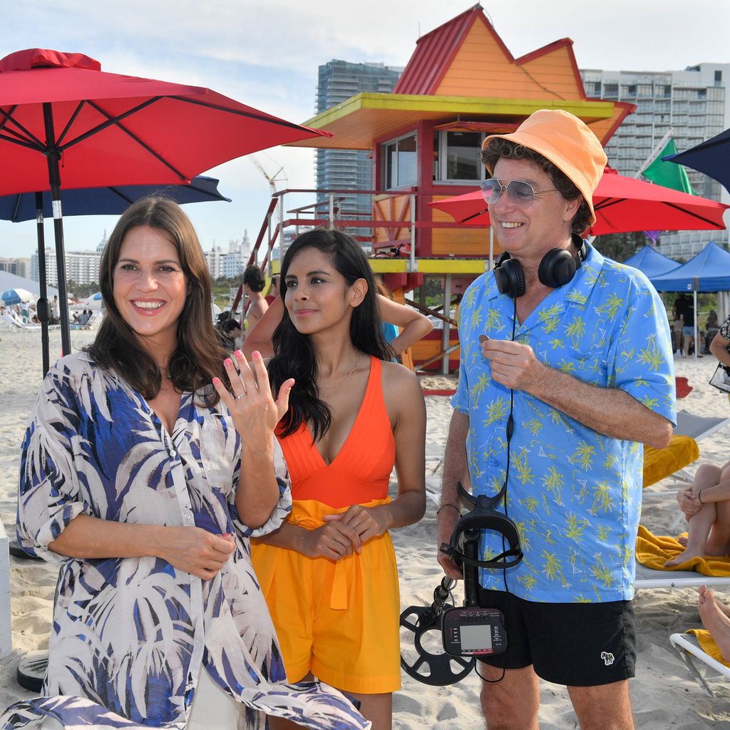 Birthe Wolter, Collien Ulmen-Fernandes und Atze Schröder bei "Das Traumschiff"