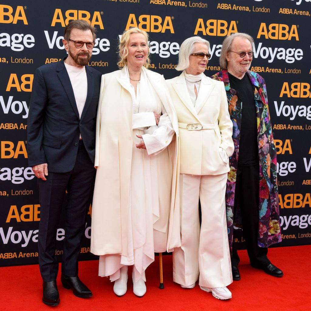 Björn Ulvaeus, Agnetha Fältskog, Anni-Frid Lyngstad und Benny Andersson, ABBA-Mitglieder