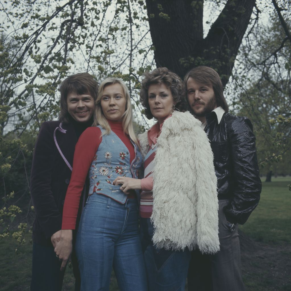 Björn Ulvaeus, Agnetha Fältskog, Anni-Frid Lyngstad und Benny Andersson von ABBA