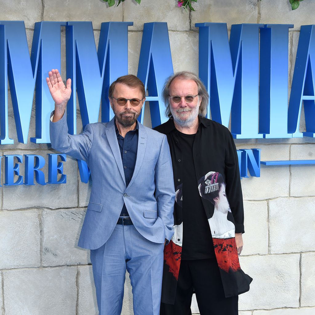 Björn Ulvaeus und Benny Andersson bei der Premiere von "Mamma Mia! Here We Go Again" in London, 2018