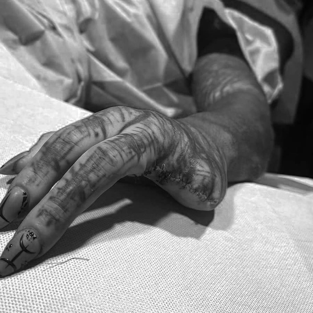Black Aliens Hand