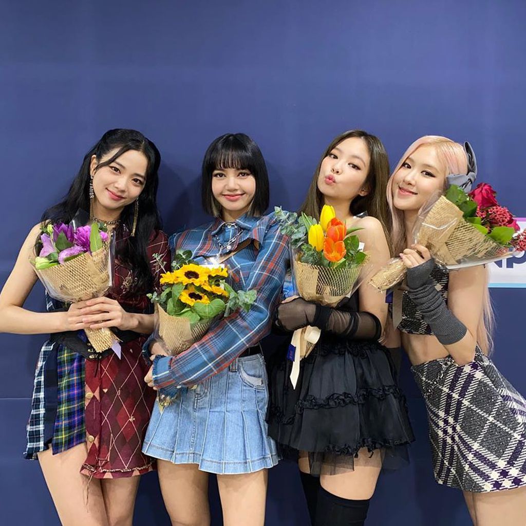 Blackpink nach einem Auftritt in Südkorea, 2020