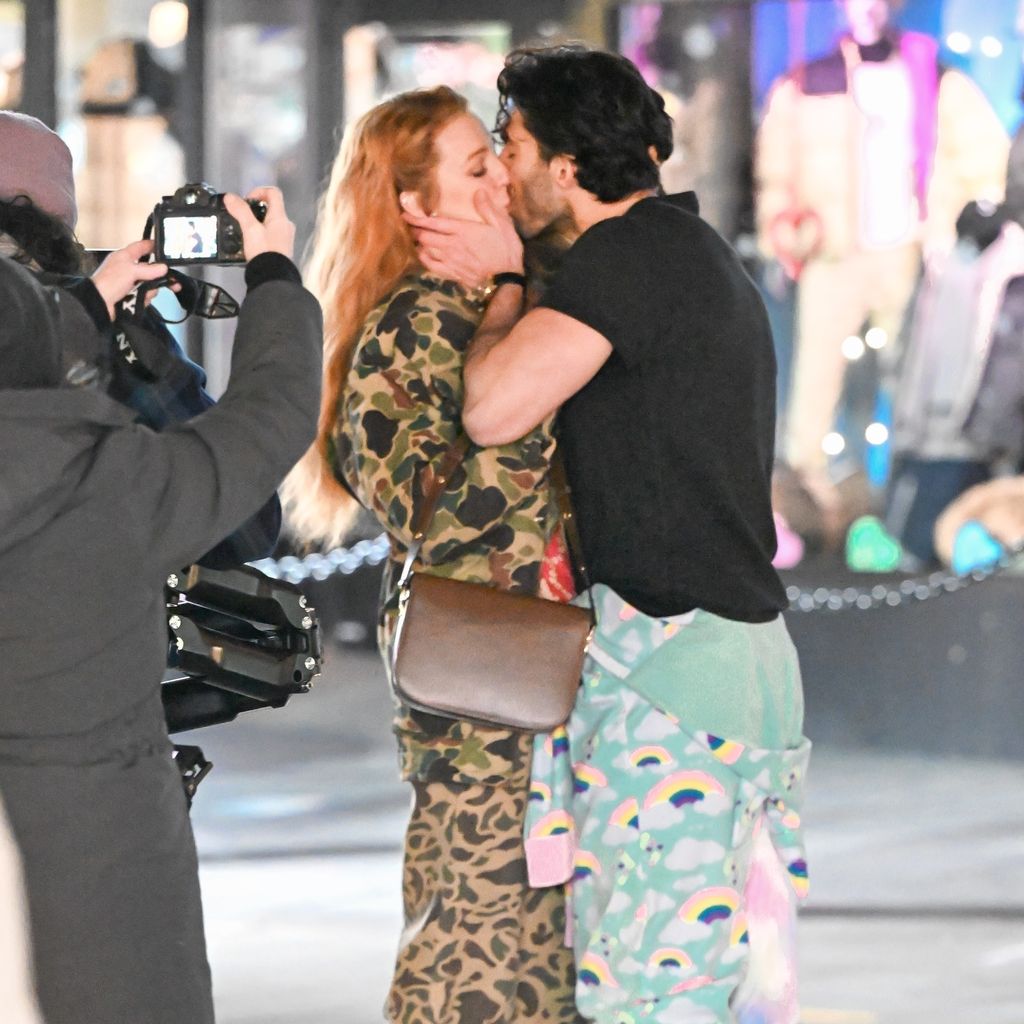 Blake Lively und Justin Baldoni am Set In New Jersey, Januar 2024