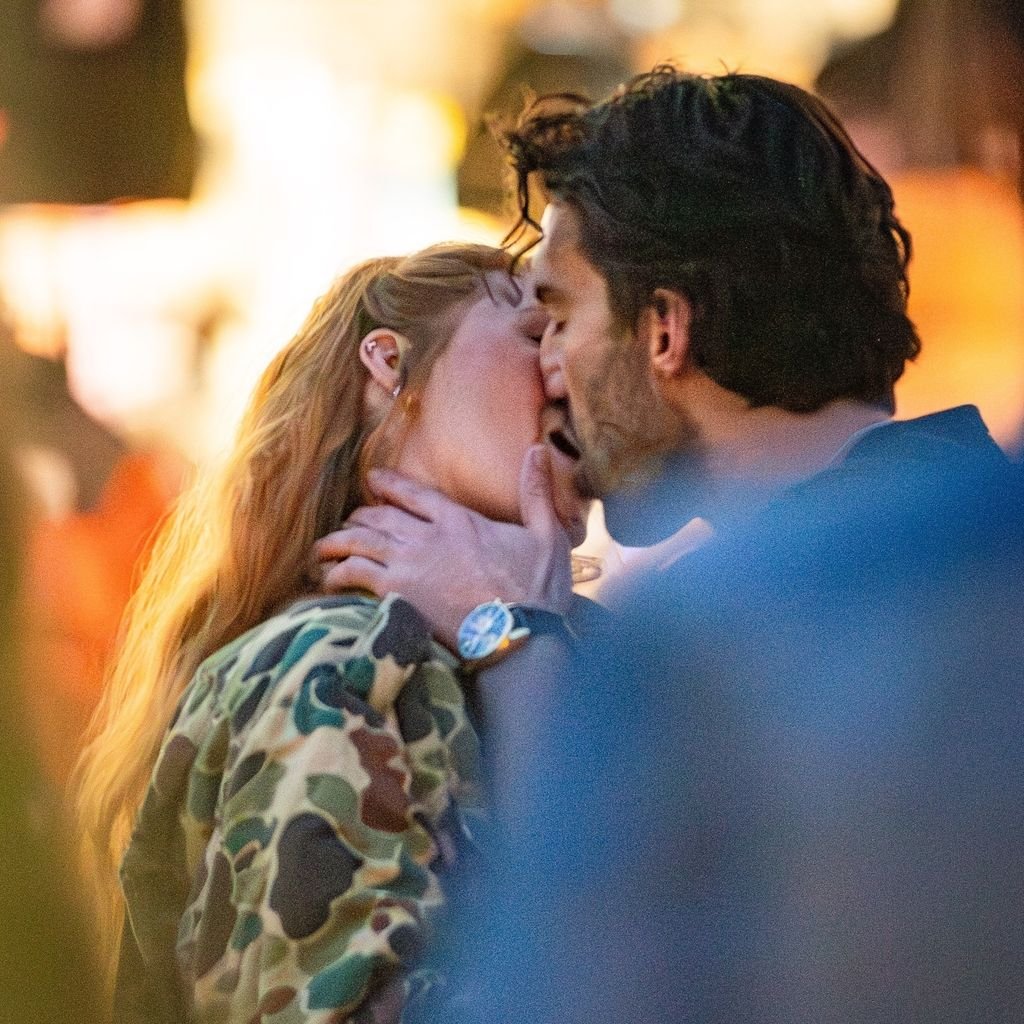 Blake Lively und Justin Baldoni am "It Ends With Us"-Set