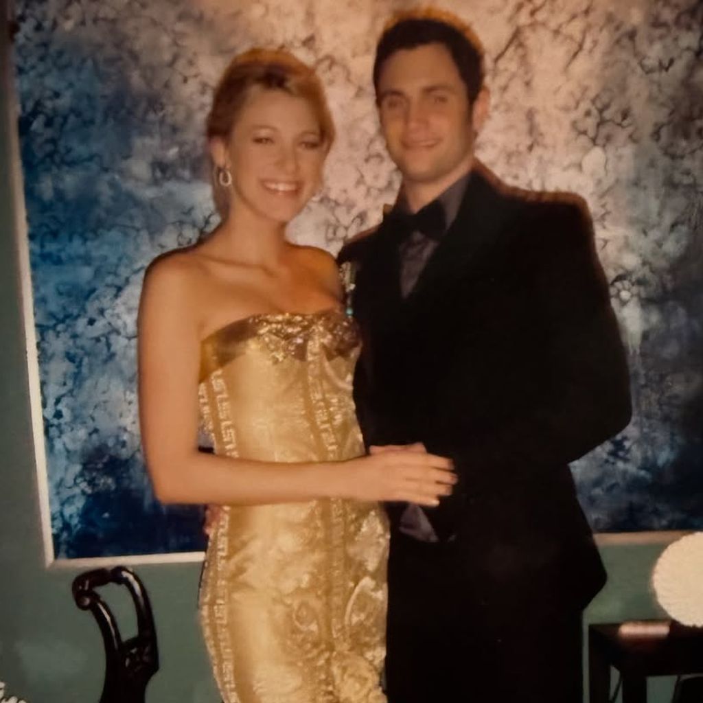 Blake Lively und Penn Badgley am Set von "Gossip Girl"