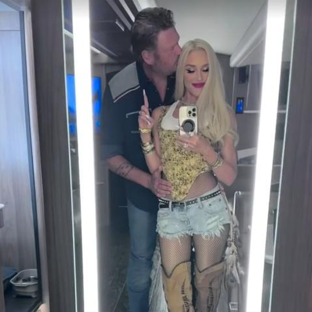 Blake Shelton mit Gwen Stefani, Juli 2026