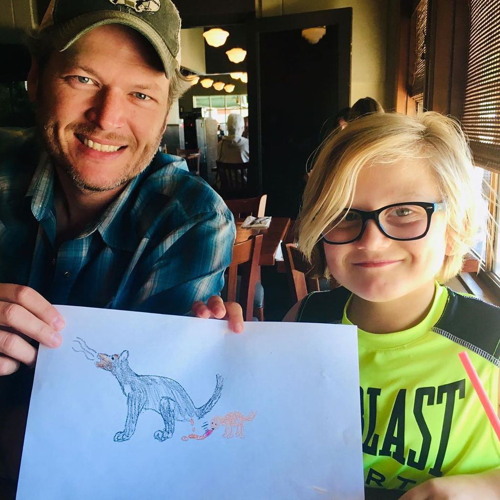 Blake Shelton mit Zuma Rossdale