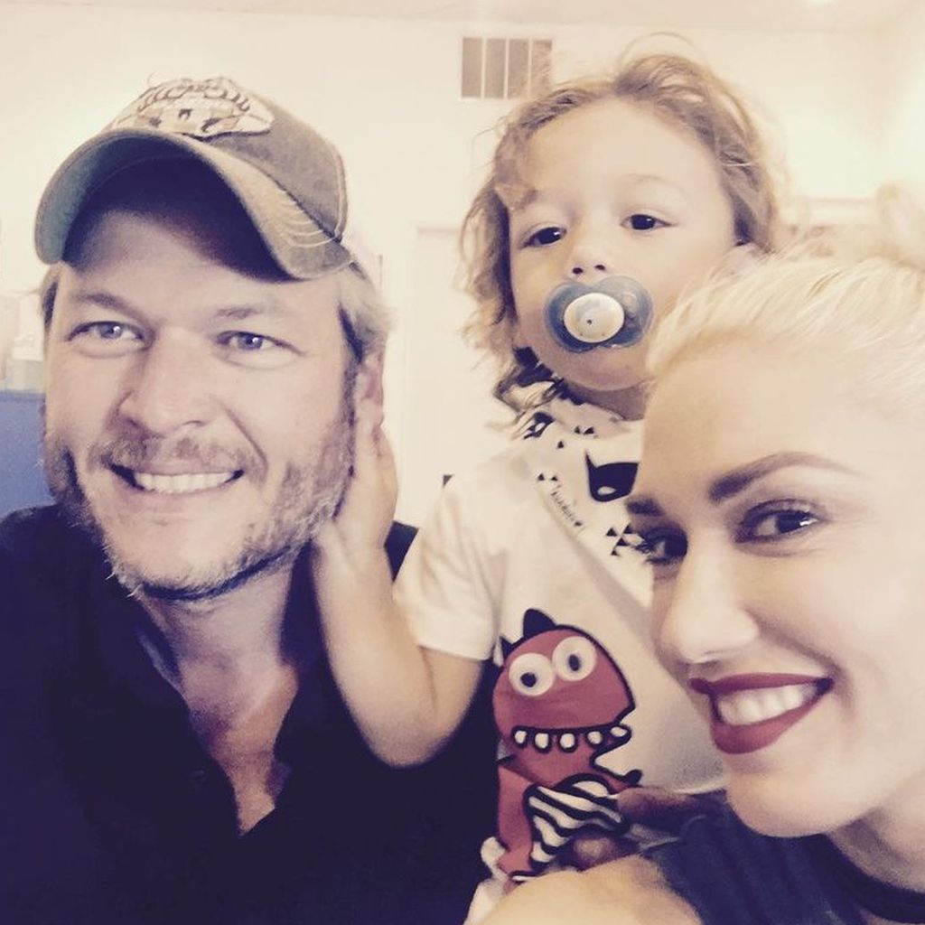 Blake Shelton und Gwen Stefani mit Apollo