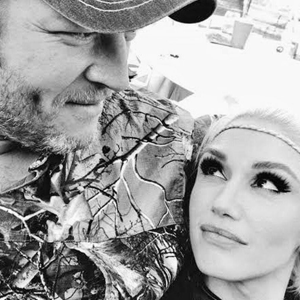 Blake Shelton mit seiner Frau Gwen Stefani