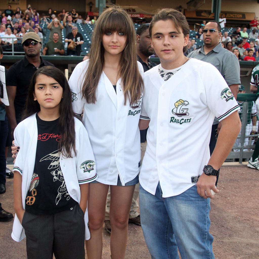 Blanket, Paris und Prince Jackson im August 2012