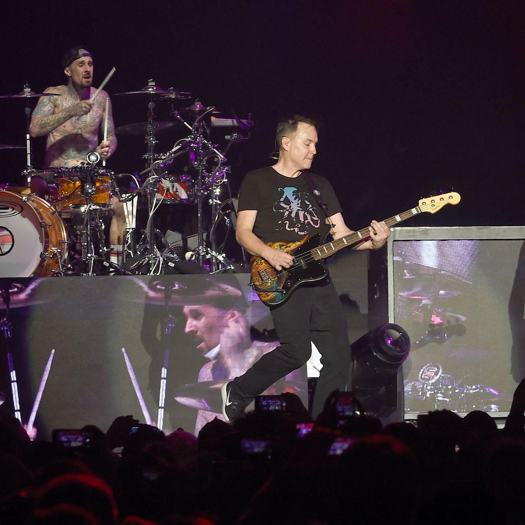Blink-182 bei einem Konzert in Inglewood im Dezember 2016