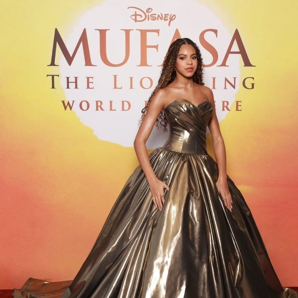 Mathew Knowles postet ein Bild von der posierenden Blue Ivy Carter auf Instagram