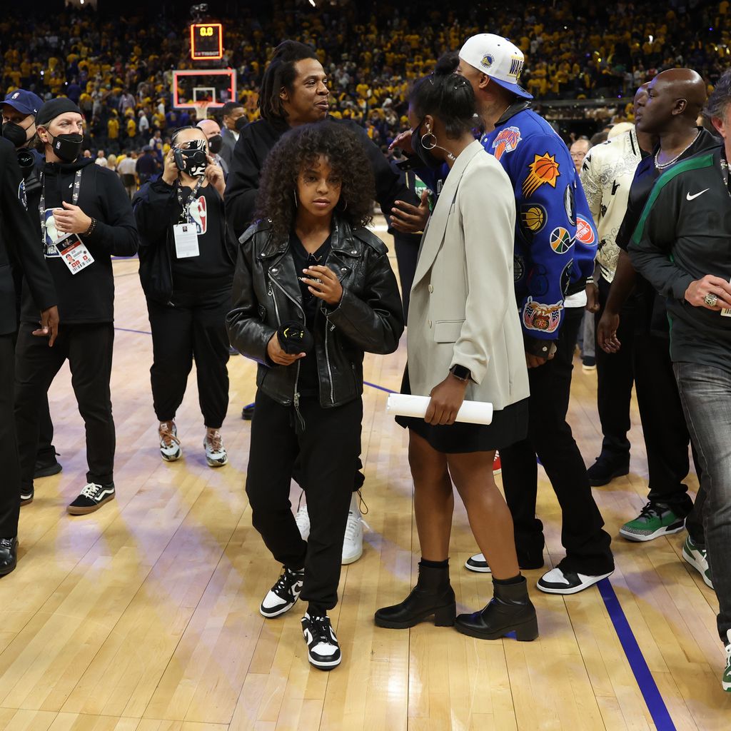 Blue Ivy beim NBA-Spiel in San Francisco
