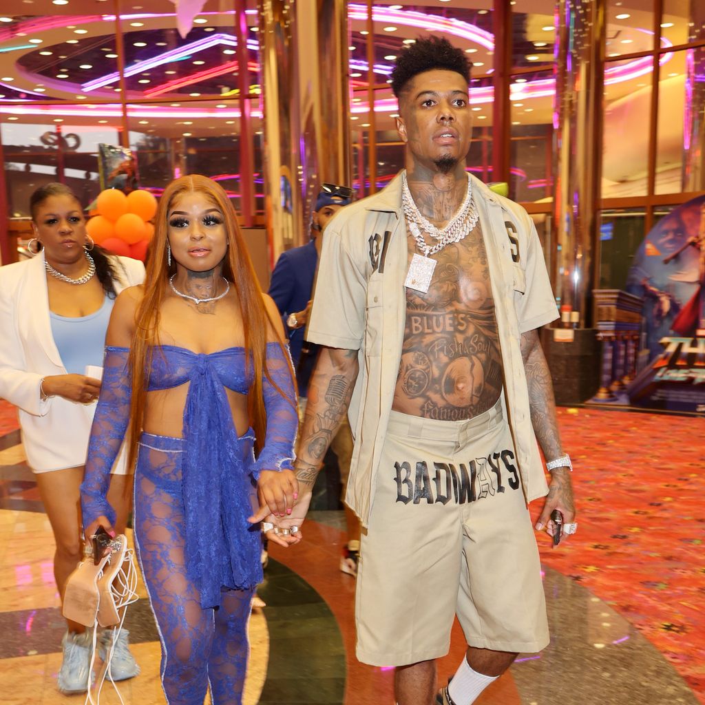 Blueface mit seiner Freundin ChriseanRock