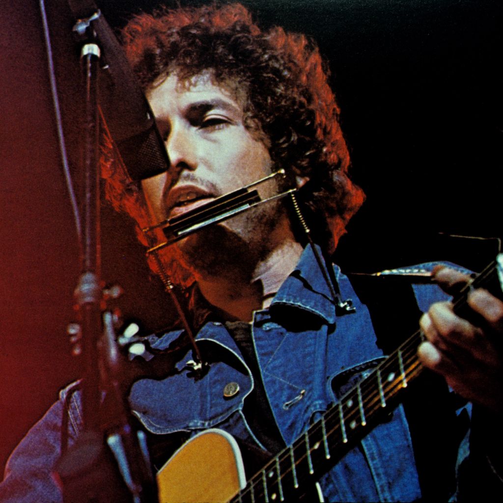 Bob Dylan beim "Concert for Bangladesh" 1972