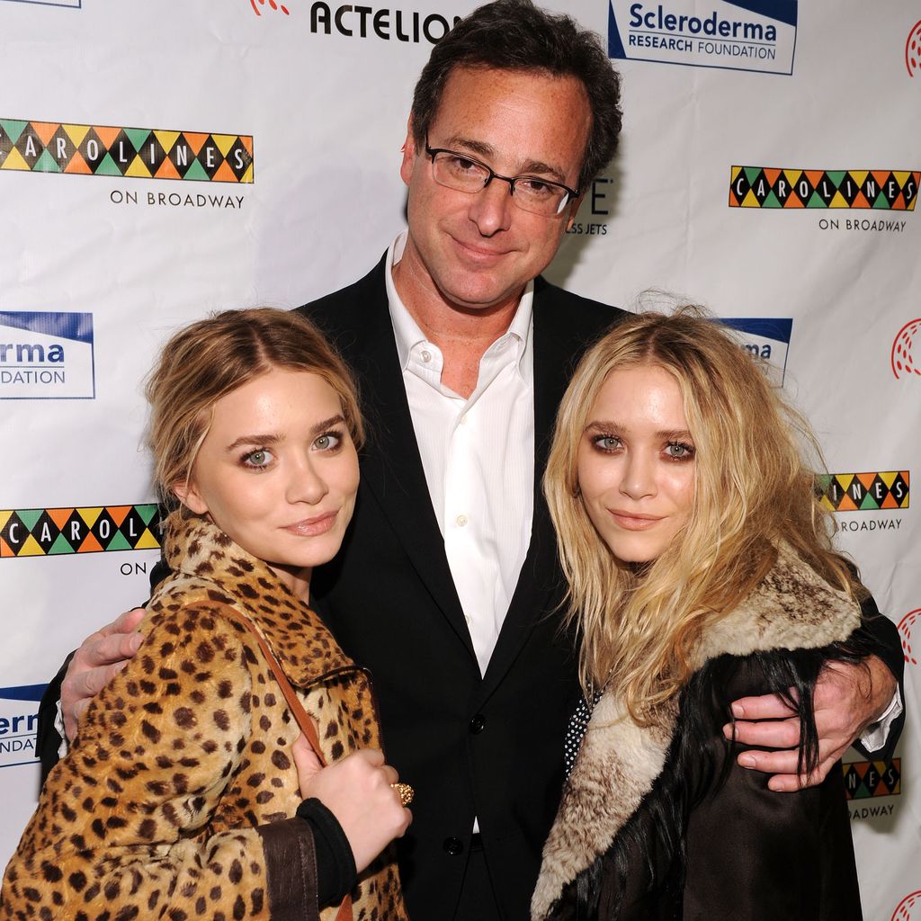 Bob Saget mit Mary-Kate und Ashley Olsen in New York, 2009