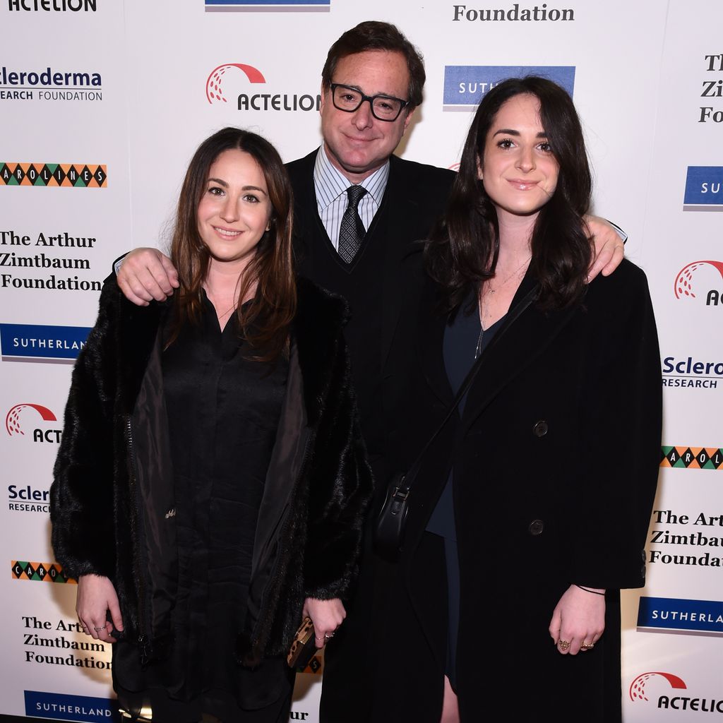 Bob Saget mit seinen Töchtern Aubrey (l.) und Lara (r.) bei einem Event in New York, Dezember 2015
