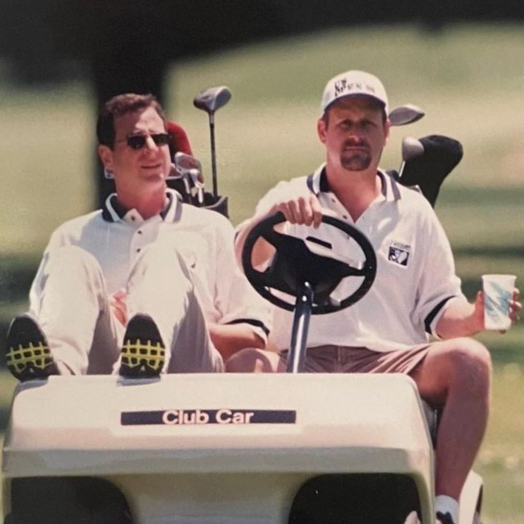 Bob Saget und Dave Coulier auf dem Golfplatz