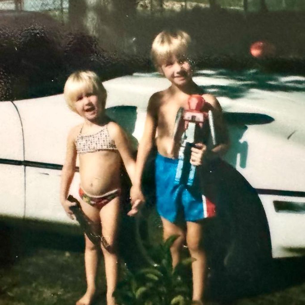 Bobbie Jean Carter und Nick Carter als Kinder