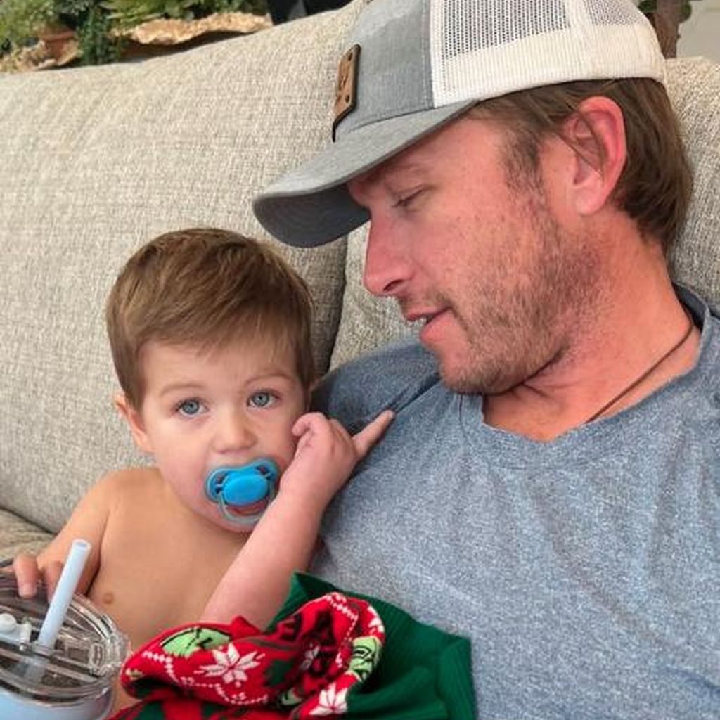 Bode Miller mit seinem Sohn Asher