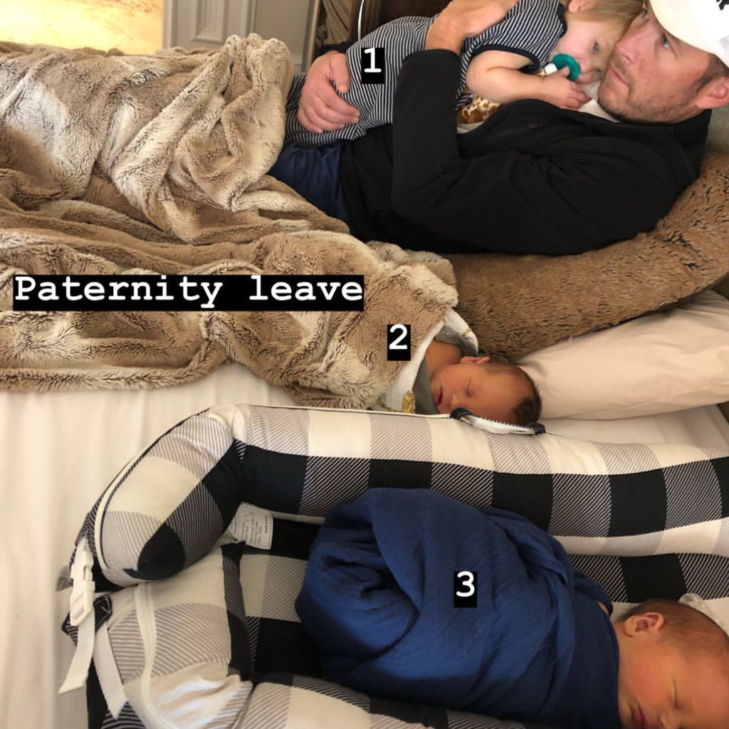 Bode Miller mit seinen drei Kindern