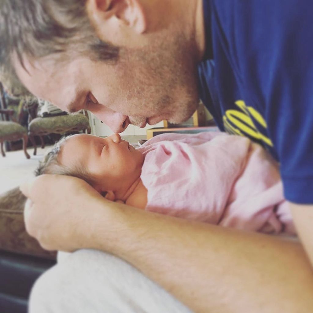 Bode Miller mit seiner Tochter Emeline