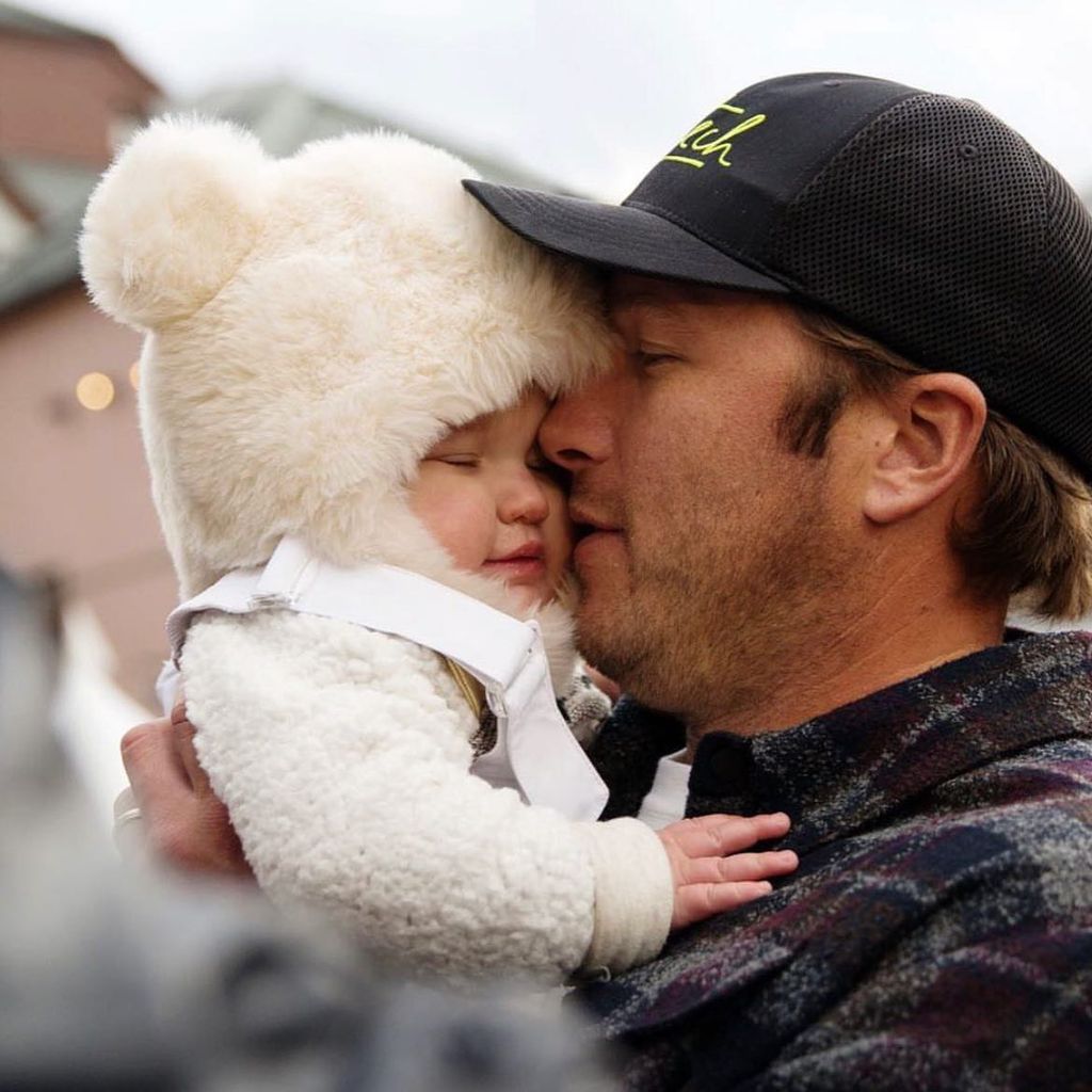 Bode Miller mit seiner Tochter Emeline