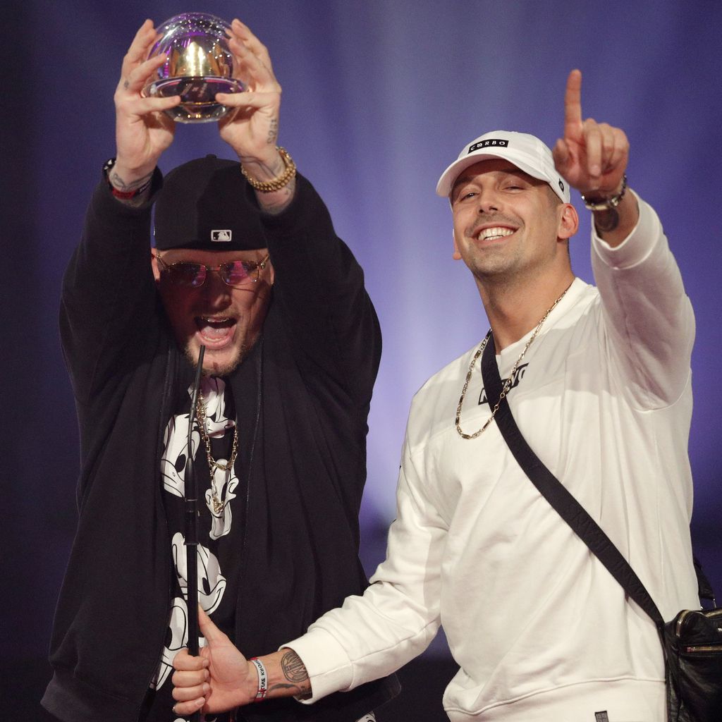 Bonez MC und RAF Camora bei der 1Live Krone 2017