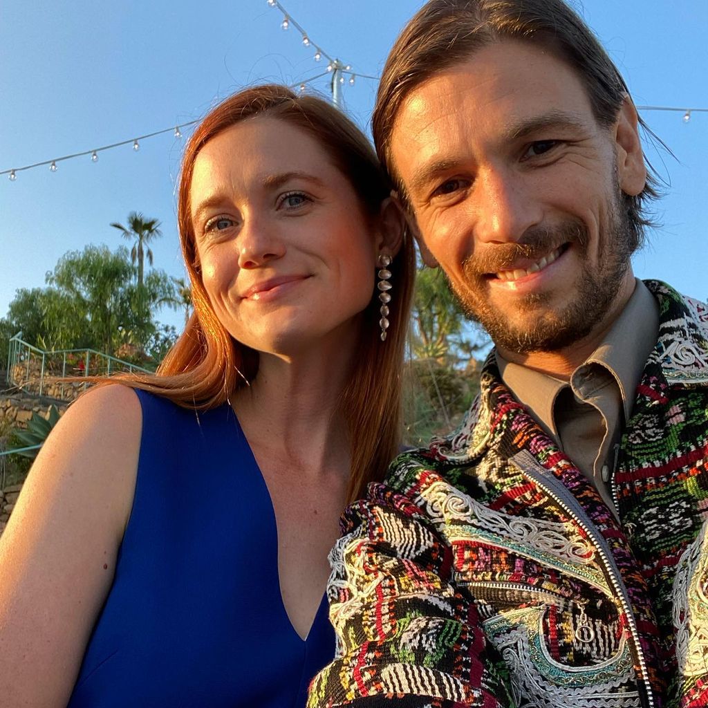 Bonnie Wright mit ihrem Mann Andrew Lococo