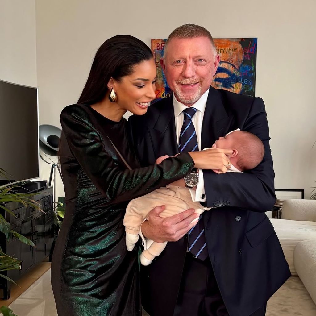 Boris Becker und Lilian de Carvalho Monteiro mit ihrer Tochter Zoë Vittoria, Februar 2026