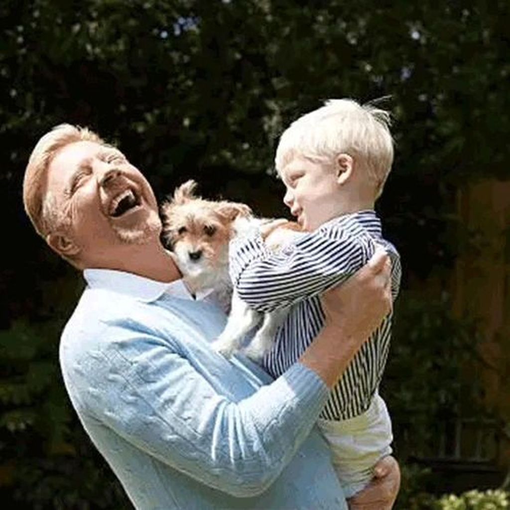 Boris Becker und sein Sohn Amadeus