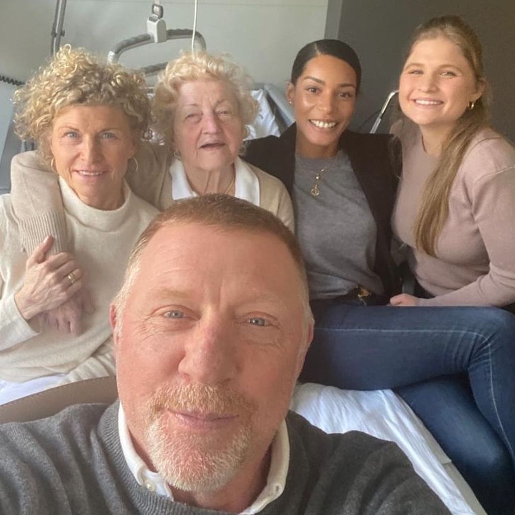 Boris Becker mit seiner Familie