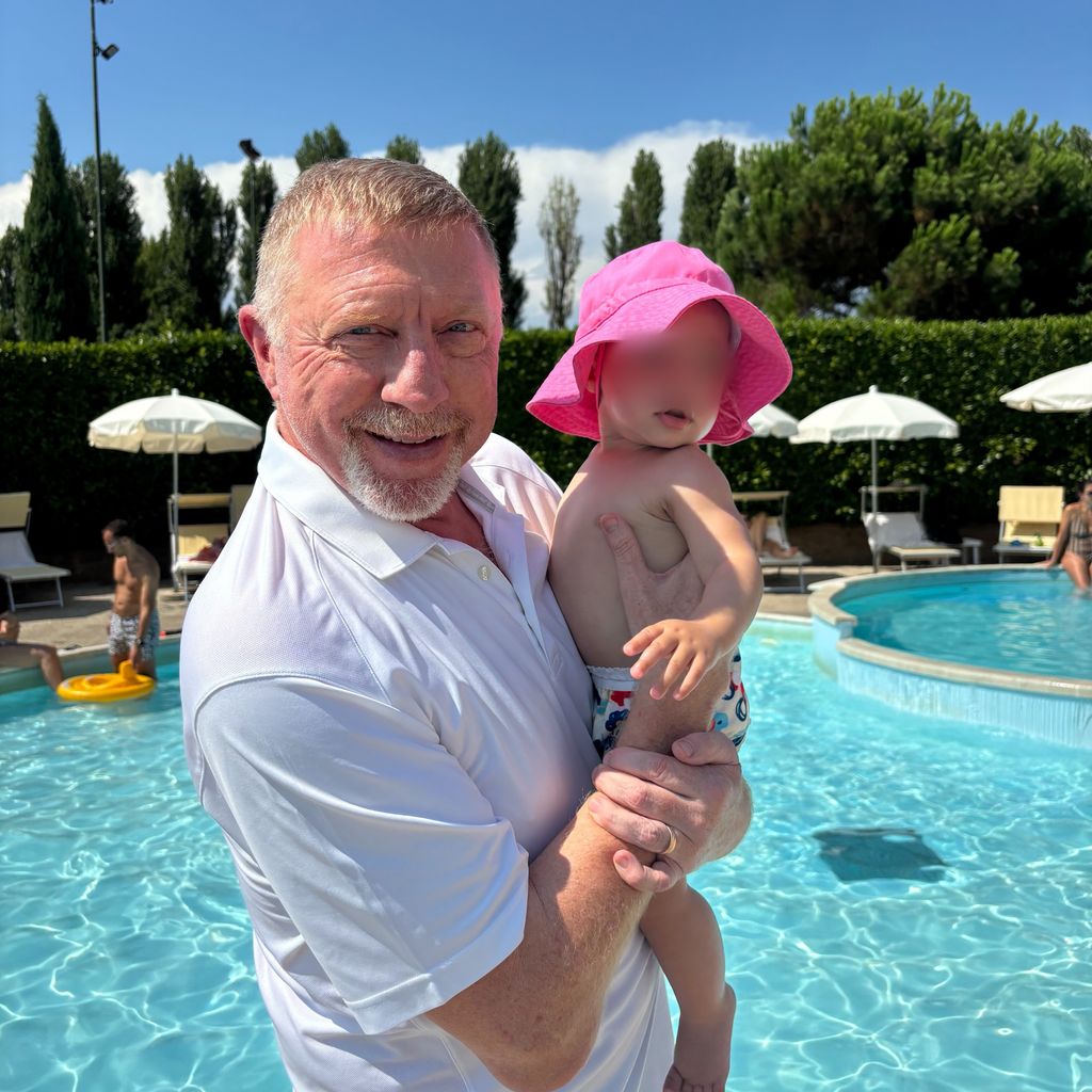 Boris Becker mit seiner Tochter 2026