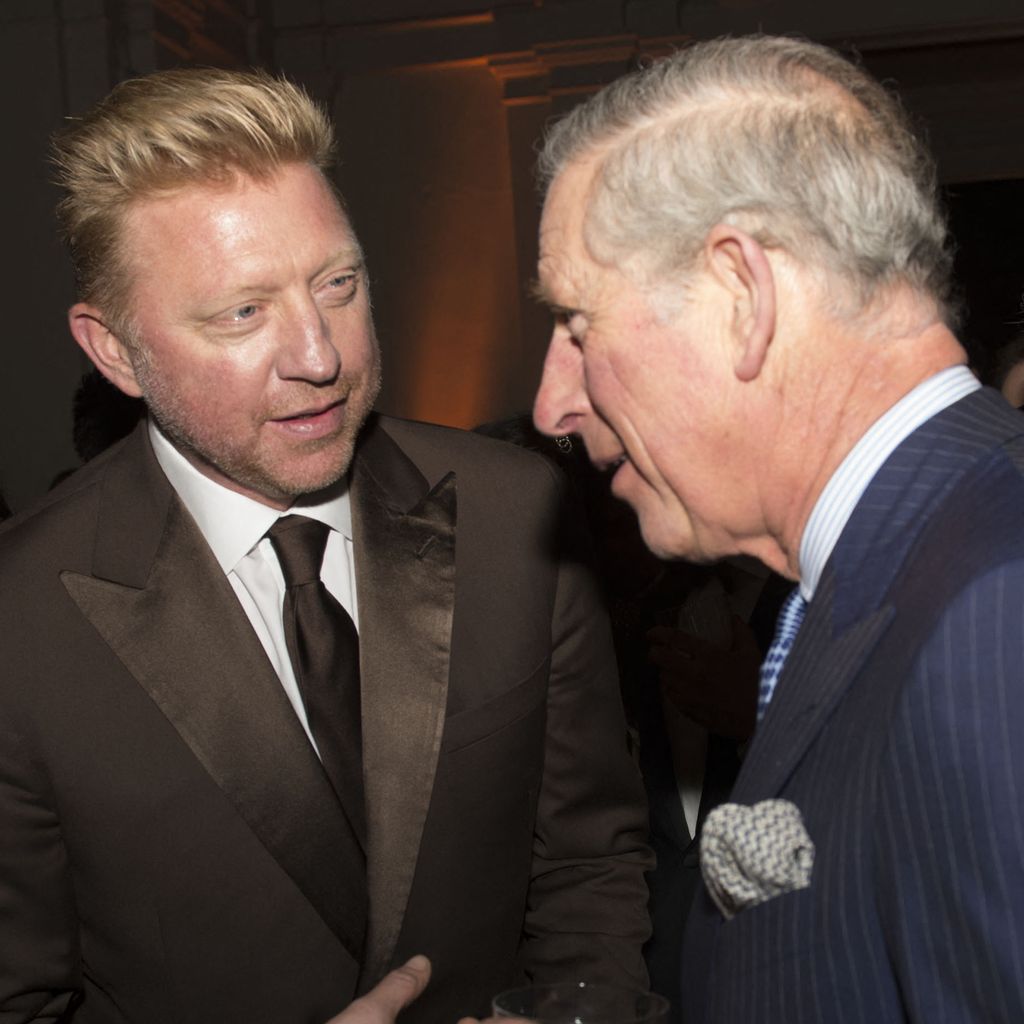 Boris Becker mit König Charles, 2014