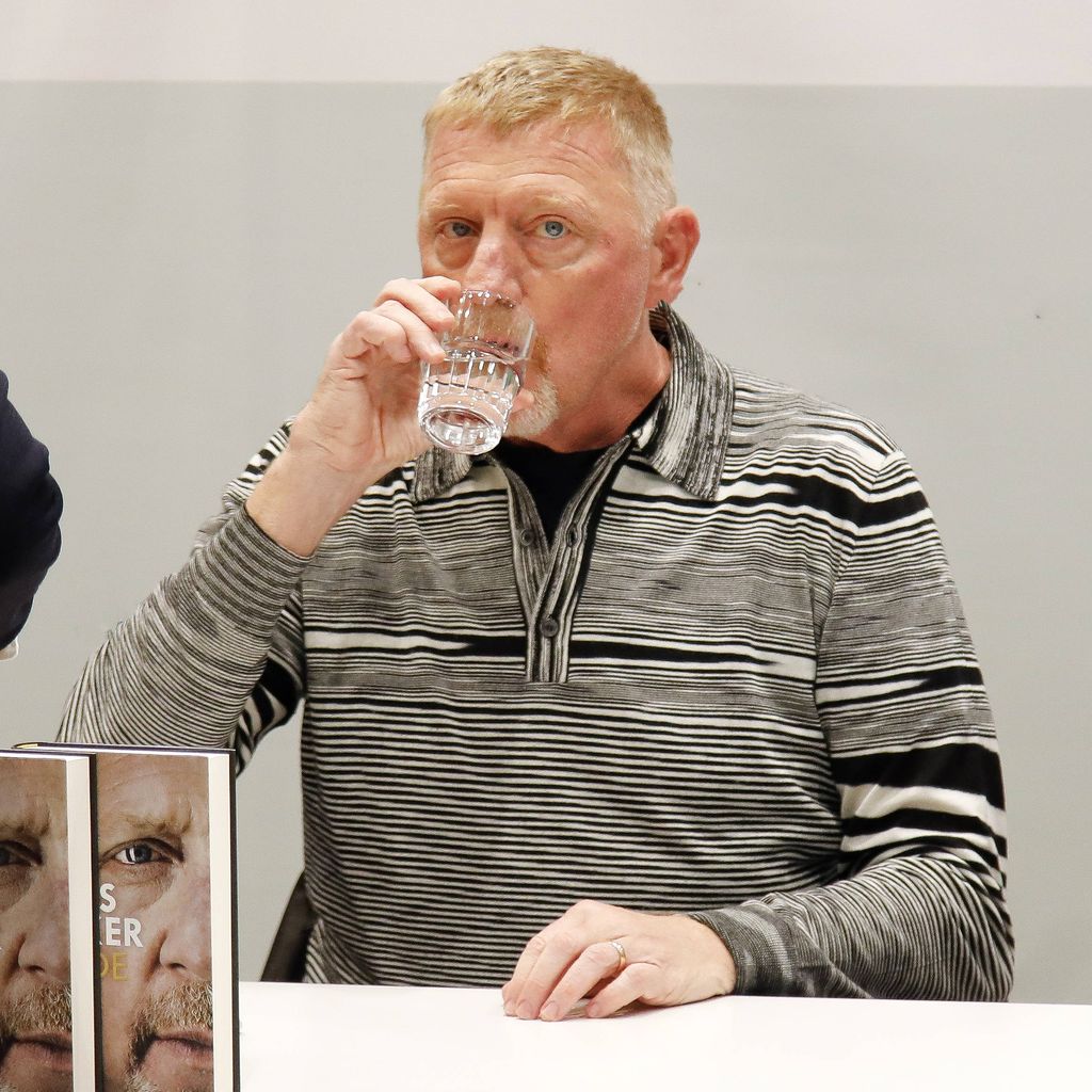 Tennislegende Boris Becker im September 2025 bei einer Signierstunde in Berlin