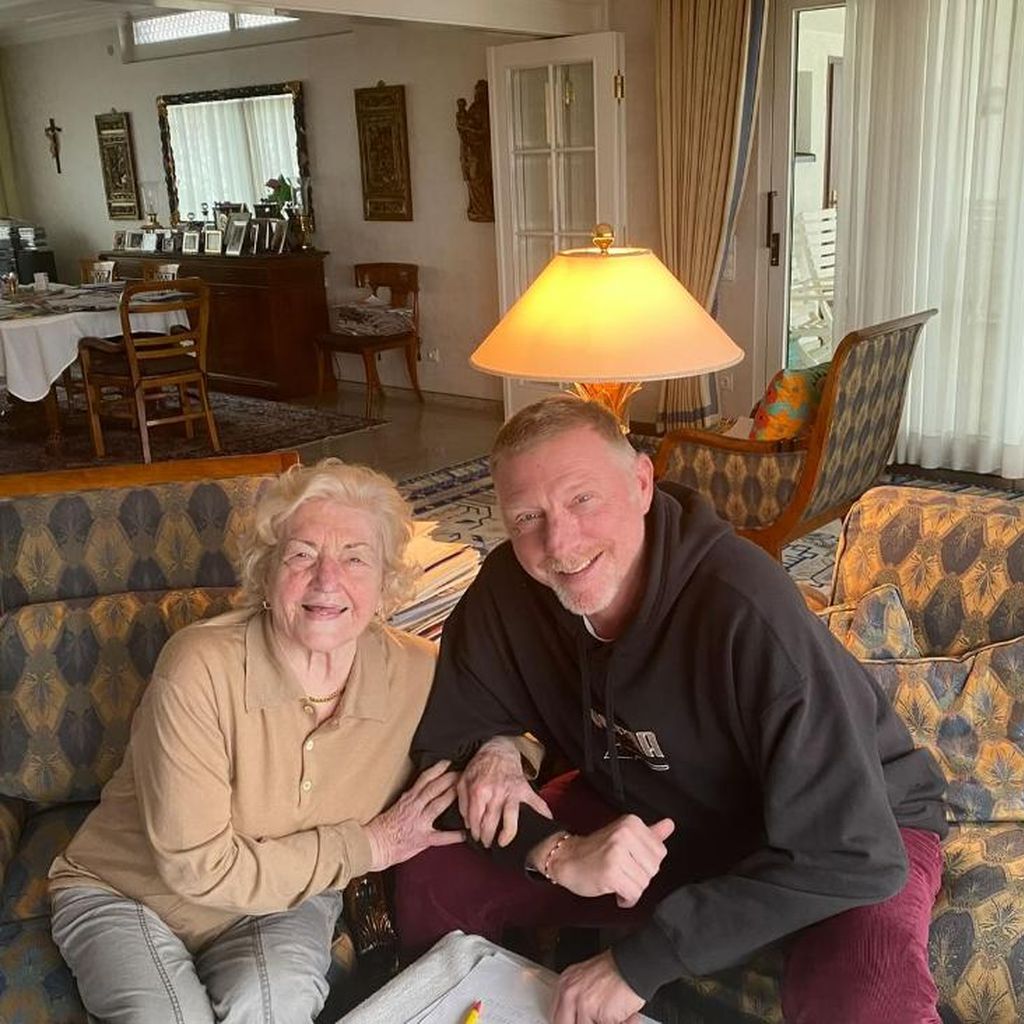 Boris Becker und seine Mutter Elvira