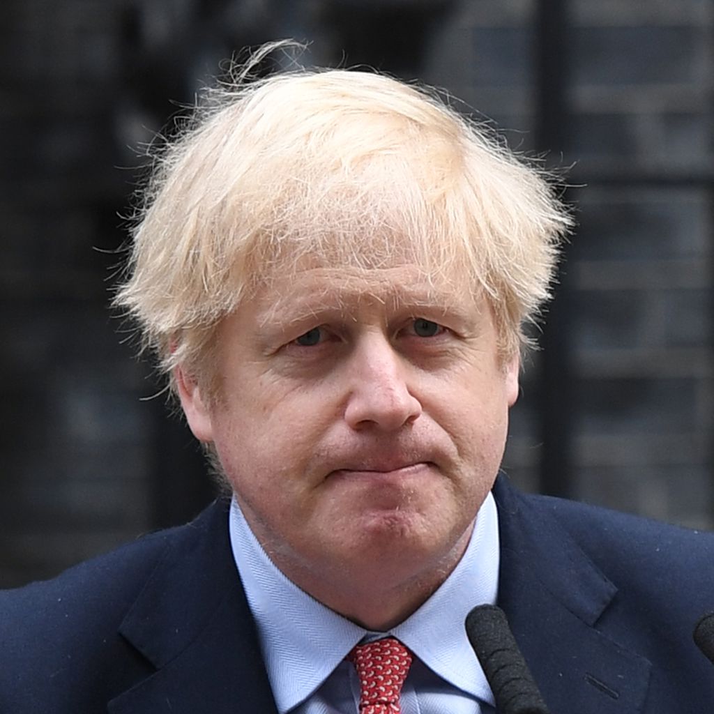 Boris Johnson im April 2020