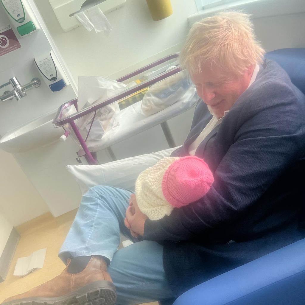 Boris Johnson mit seiner Tochter Poppy