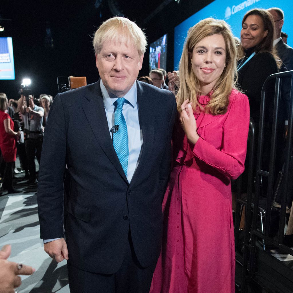 Boris Johnson und seine Frau Carrie Symonds, Oktober 2019