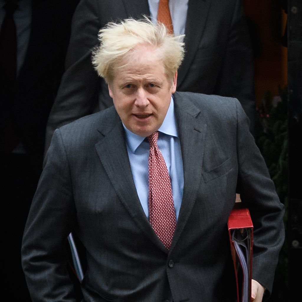 Boris Johnson in London im Dezember 2020