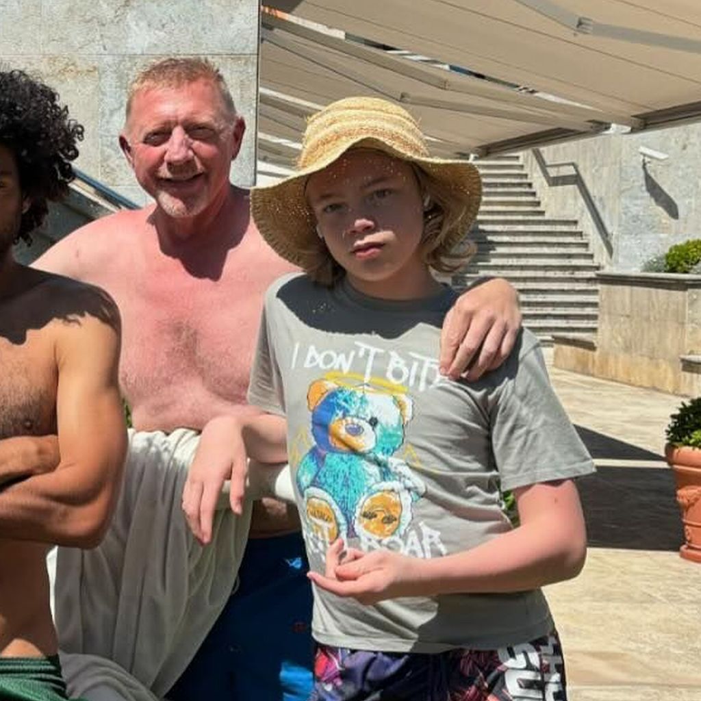 Boris und Amadeus Becker im August 2024