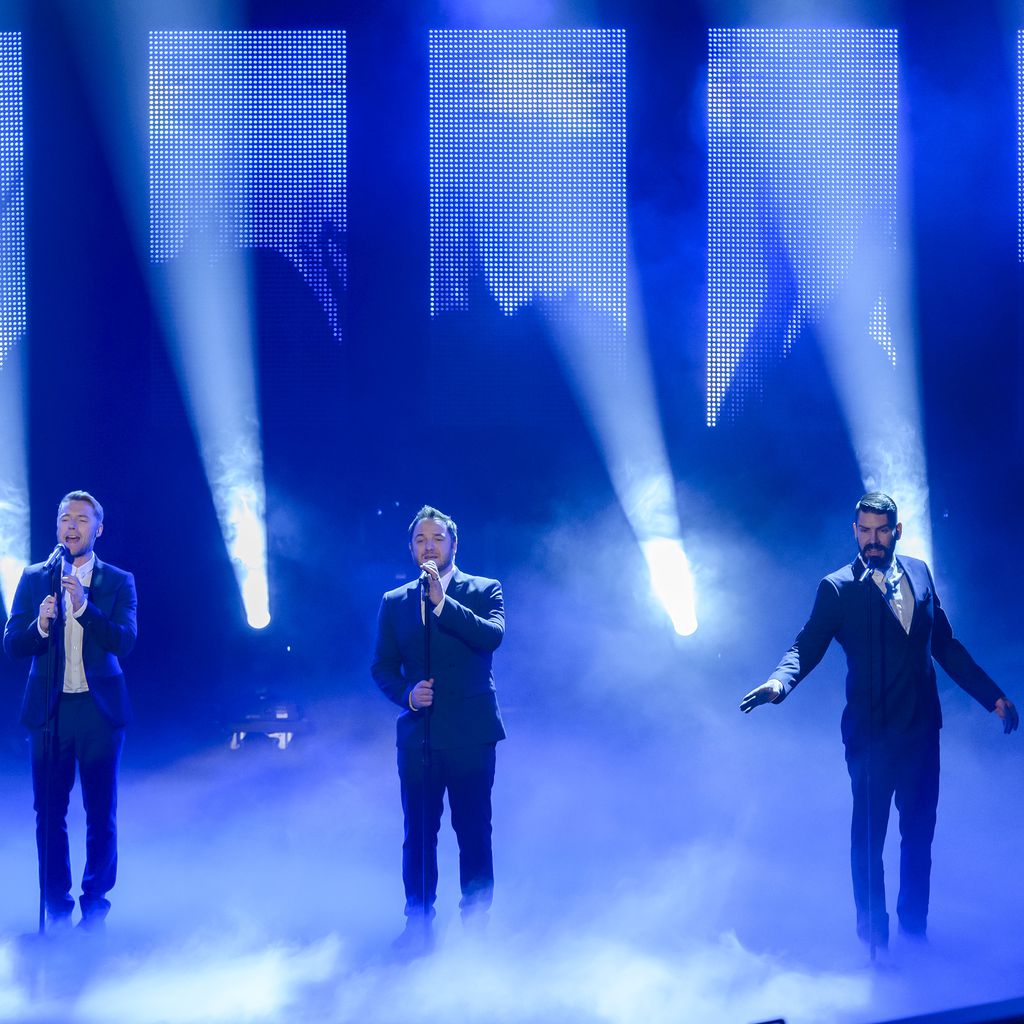 Boyzone bei einem Auftritt in Berlin2014